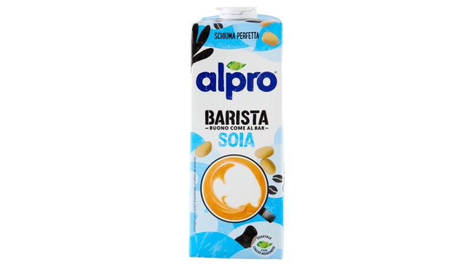 Alpro Barista Soia, Bevanda Vegetale, Schiuma Perfetta, Senza Lattosio, Senza Conservanti, 1l