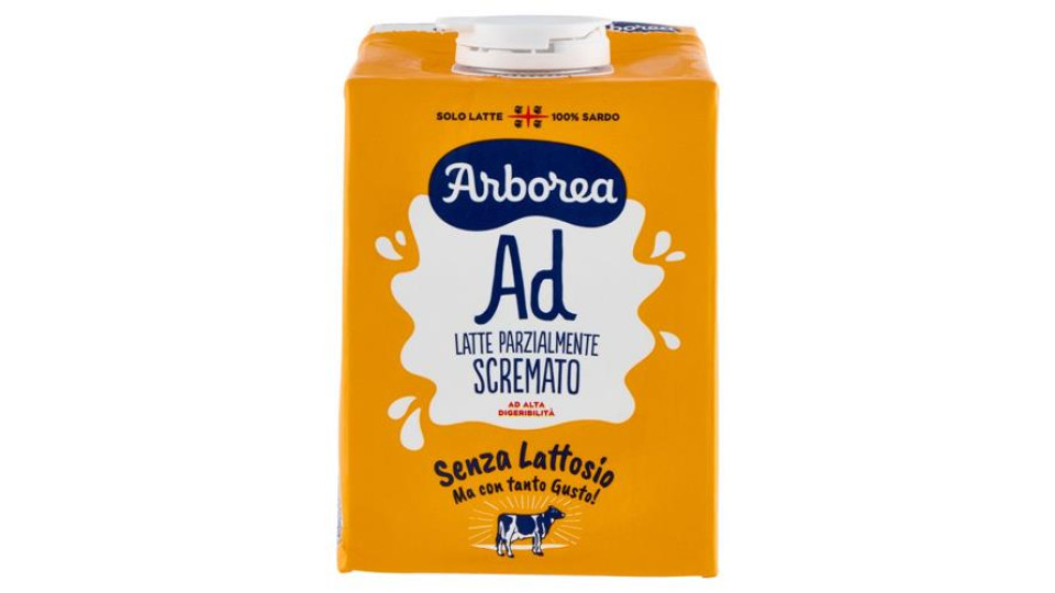 Arborea Ad Latte Parzialmente Scremato ad Alta Digeribilità Senza Lattosio 500 ml