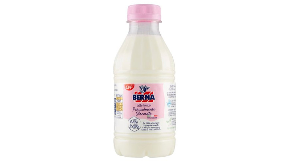 Berna Latte Fresco Parzialmente Scremato 500 ml