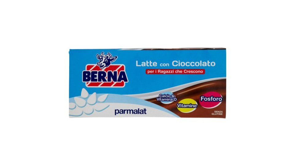 Berna Latte con Cioccolato 3 x 200 ml