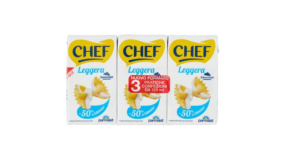Chef Leggera Gourmet 3 x 125 ml