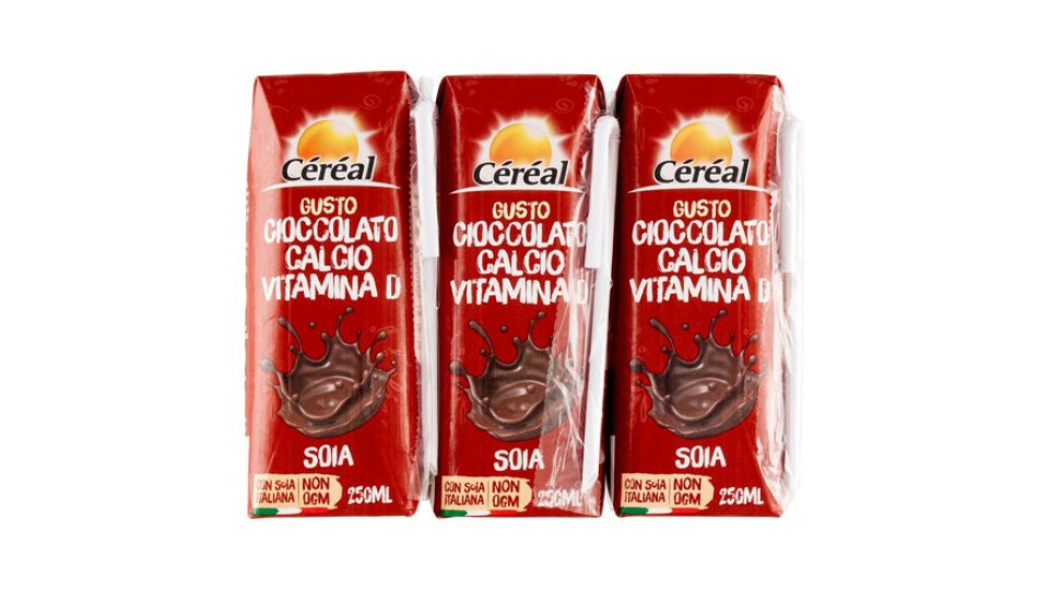 Céréal Soia Gusto Cioccolato 3 x 250 ml