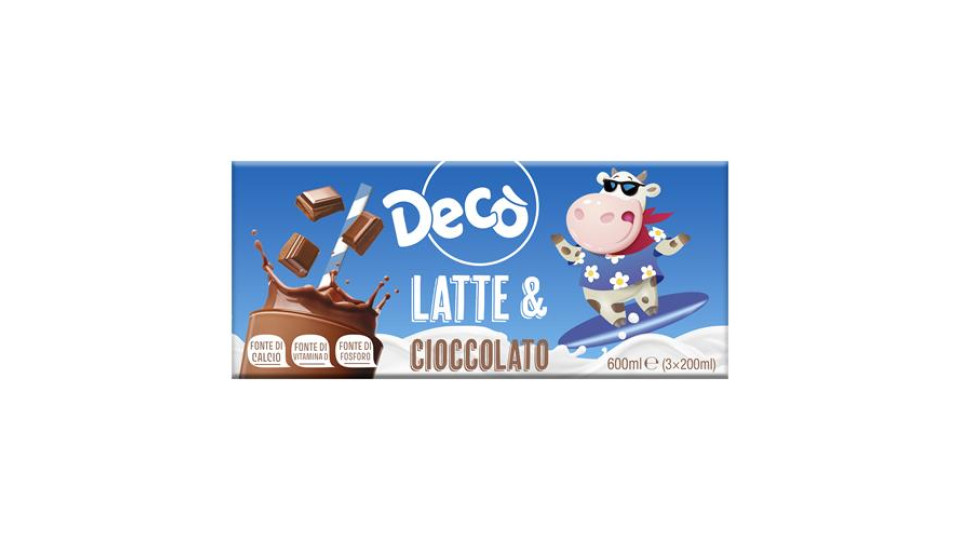 DECO LATTE E CIOCCOLATO 3X200M