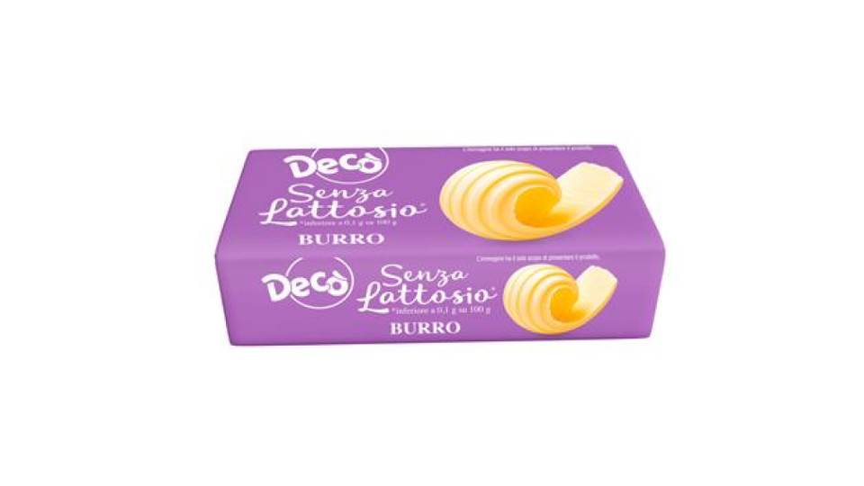 Decò Senza Lattosio Burro