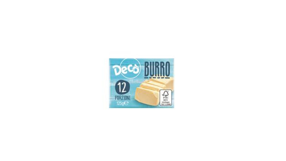 Decò burro in porzioni