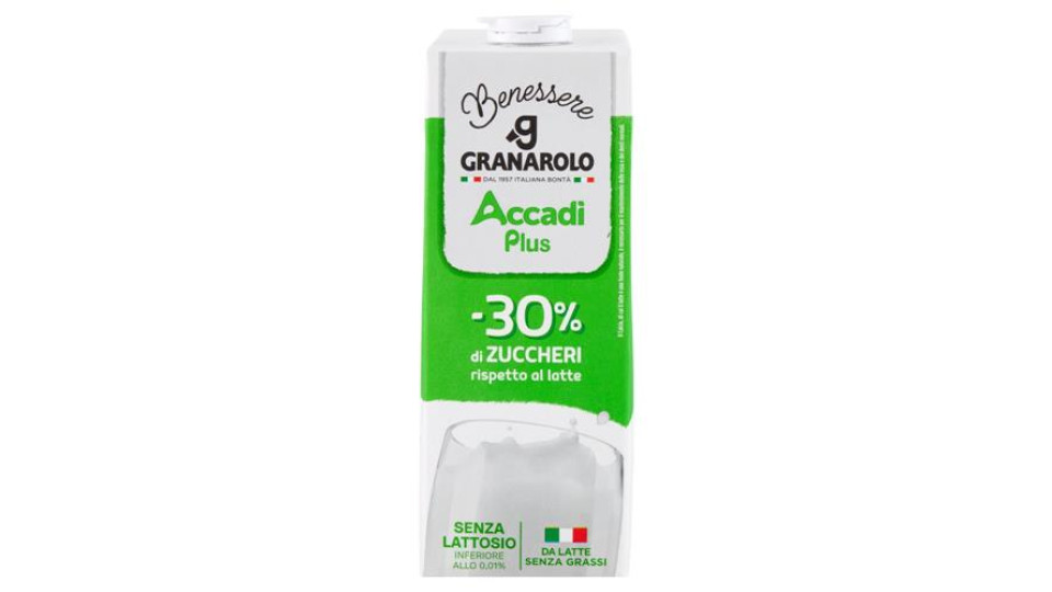 Granarolo Benessere Accadì Plus Senza Grassi 1 L