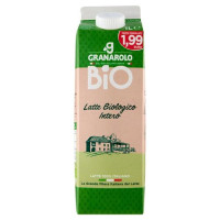 Latte intero pastorizzato a temperatura elevata da agricoltura biologica