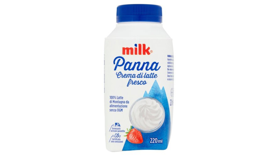 Milk Panna Crema di latte fresco 220 ml