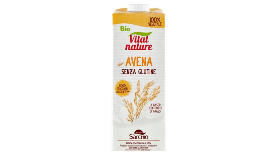 Vital nature Bio bevanda Avena Senza Glutine 1000 ml