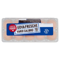 le Naturelle 10 Uova Fresche da Allevamento a Terra 500 g