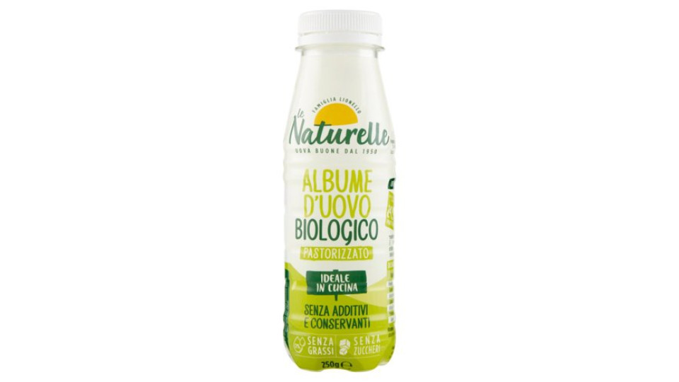 le Naturelle Albume d'Uovo Biologico Pastorizzato 250 g