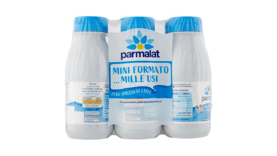 parmalat Bontà e Linea con Vitamina D Latte Parzialmente Scremato 100% Latte d'Italia 6 x 250 ml