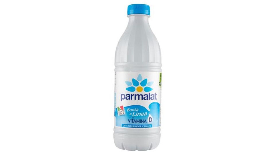 parmalat Bontà e Linea con Vitamina D Latte Parzialmente Scremato 1000 ml