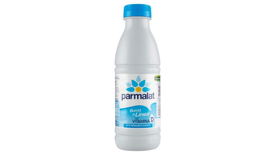 parmalat Bontà e Linea con Vitamina D Latte Parzialmente Scremato 500 ml