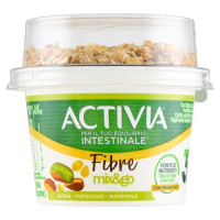 ACTIVIA Mix&Go con Probiotico Bifidus, Yogurt con Avena, Pistacchio e Mandorle, 170g