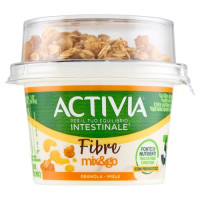 ACTIVIA Mix&Go con Probiotico Bifidus, Yogurt con Granola e Miele, 170g