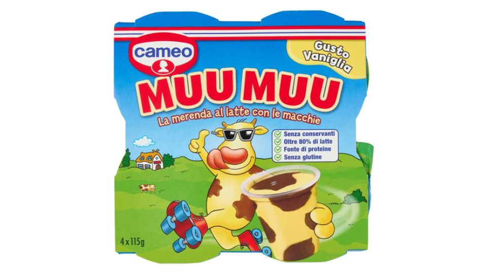 Budino gusto vaniglia con 30% di budino gusto cioccolato