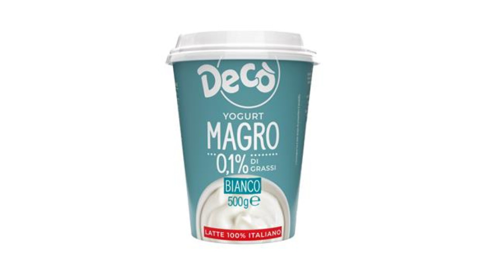 DECO YOGURT MAGRO BIANCO 500GR