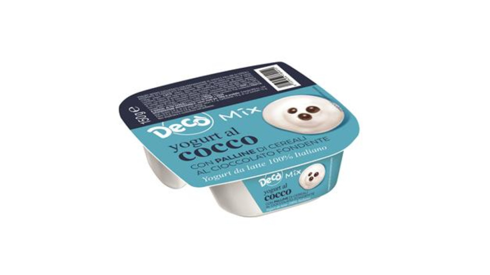 Decò Yogurt al cocco con palline di cioccolato fondente
