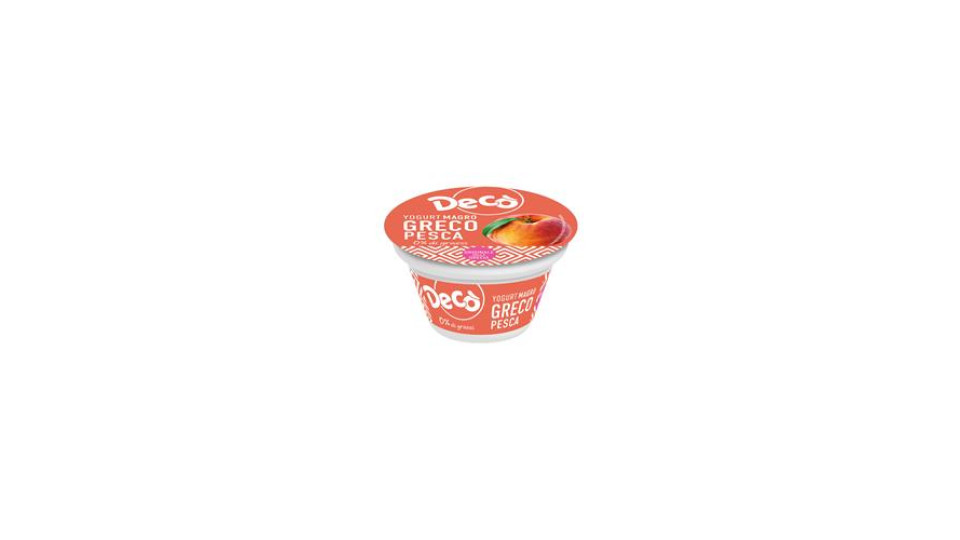 Decò Yogurt greco magro alla pesca