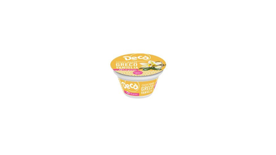 Decò Yogurt greco magro alla vaniglia