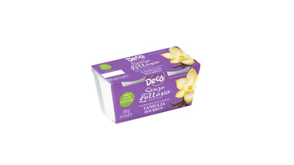 Decò senza lattosio yogurt alla vaniglia