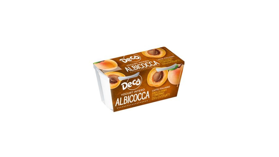 Decò yogurt intero all'albicocca