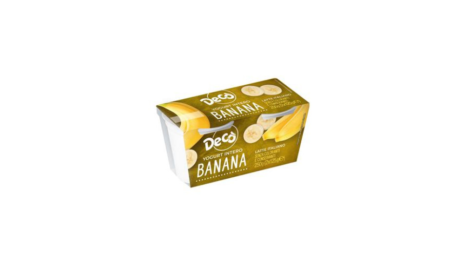 Decò yogurt intero alla banana
