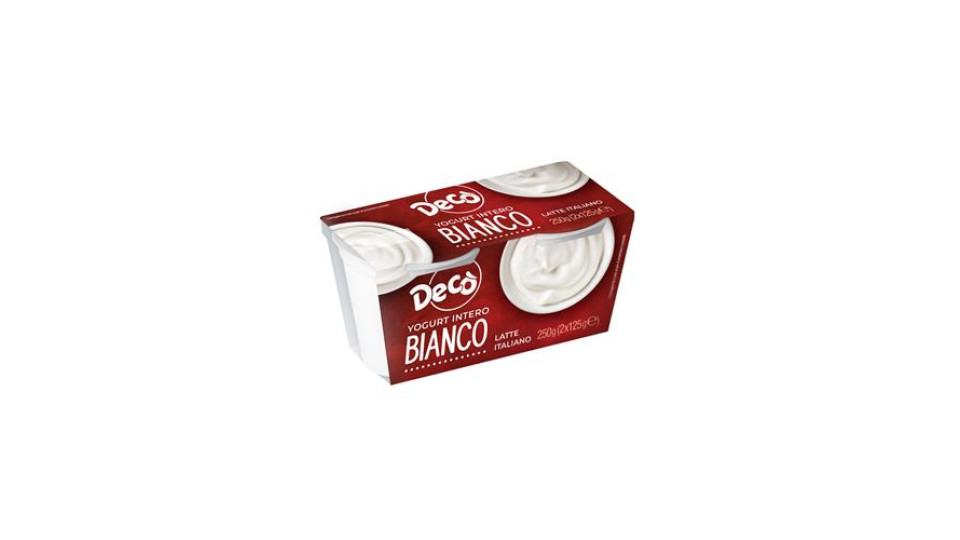 Decò yogurt intero bianco