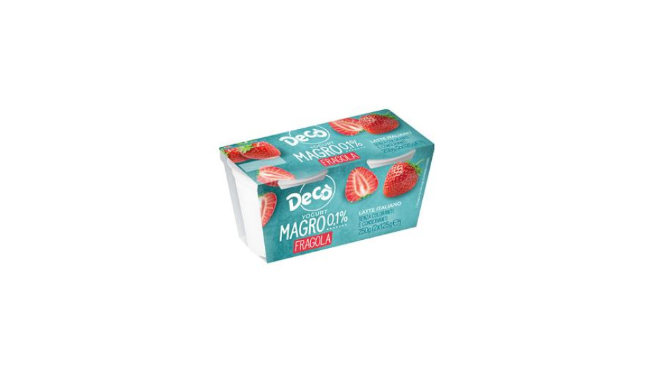 Decò yogurt magro alla fragola