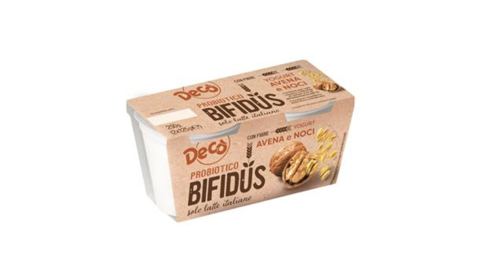Decò yogurt probiotico avena/noci