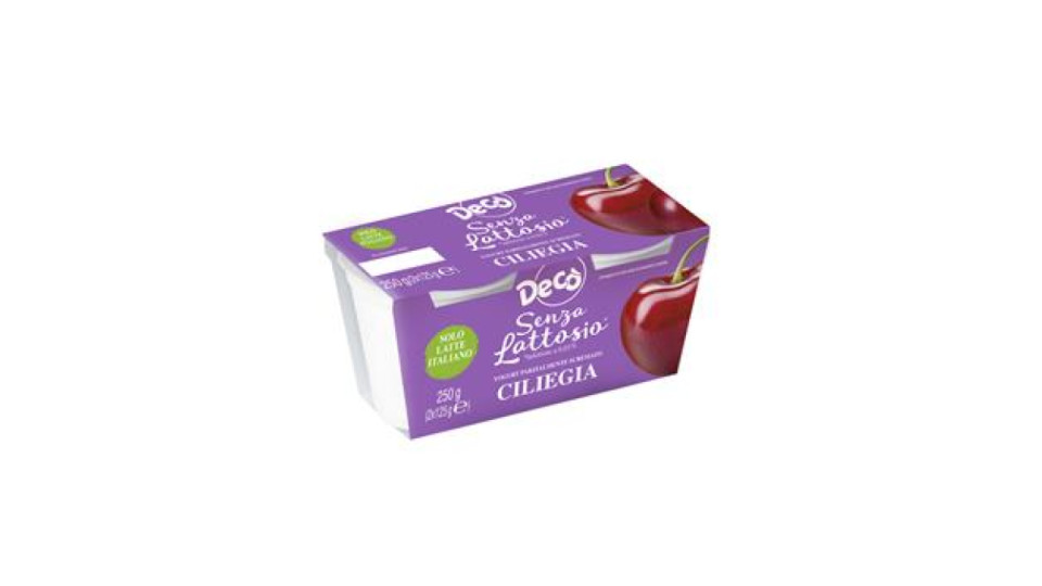 Decò yogurt senza lattosio alla ciliegia