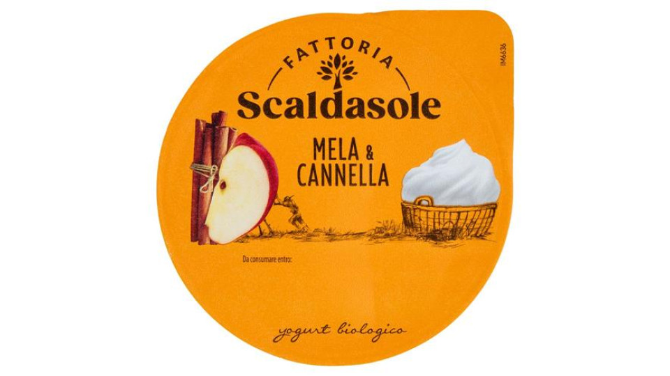 Fattoria Scaldasole Mela & Cannella yogurt biologico 135 g