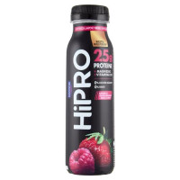 HiPRO Drink Fragola Lampone,25g Proteine,0% grassi,con Magnesio&Vit B9, senza lattosio, 300g