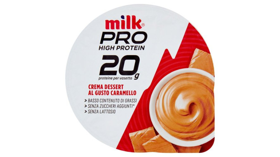 Milk Pro High Protein 20g Crema Dessert al Gusto Caramello 200 g