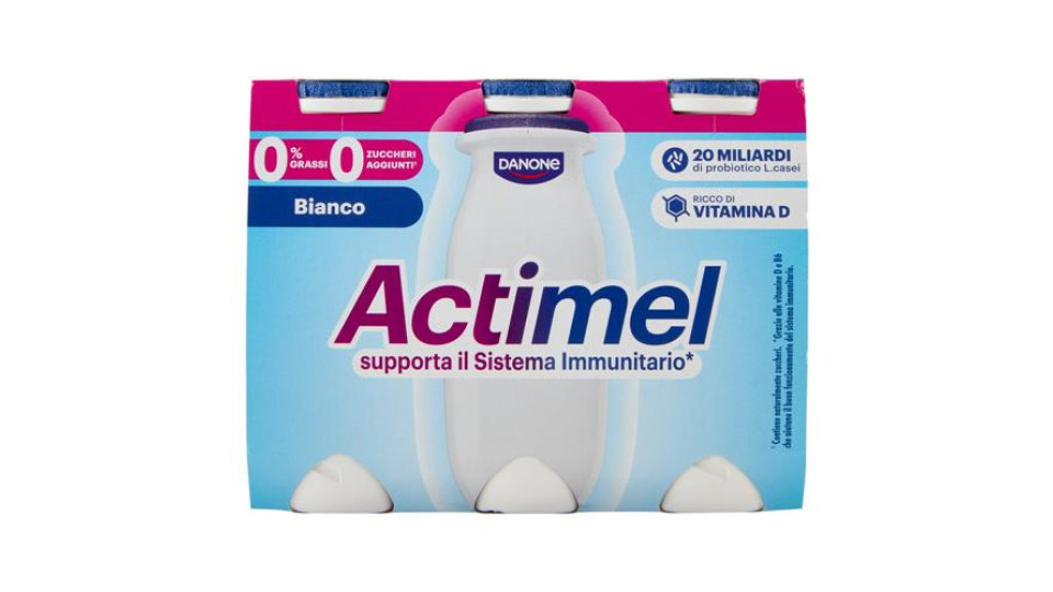 Specialità a base di latte scremato fermentato, edulcoranti ed arricchito con calcio e vitamine B6 e D