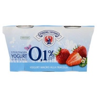 Sterzing Vipiteno 0,1% Grassi Yogurt Magro alla Fragola 2 x 125 g