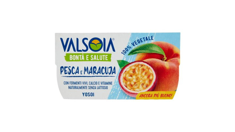 Valsoia Bontà e Salute Yosoi Pesca e Maracuja 2 x 125 g