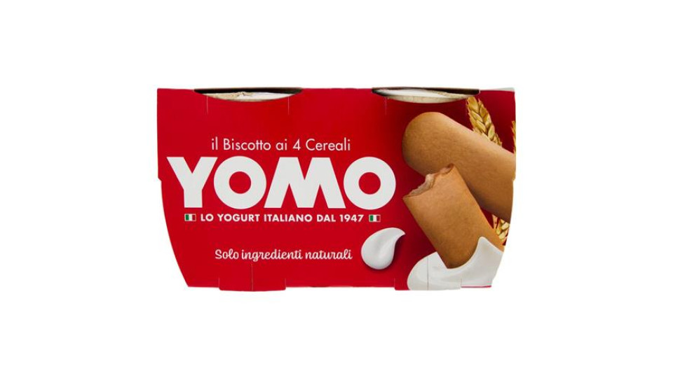 Yomo Intero Biscotto ai 4 Cereali 2 x 125 g