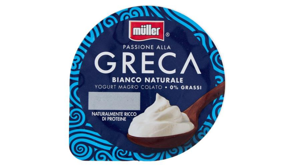 müller Passione alla Greca Bianco Naturale Yogurt Magro Colato 150 g