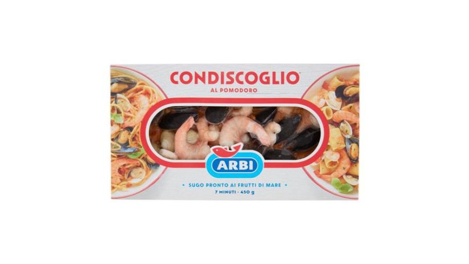 Arbi Condiscoglio al Pomodoro Sugo Pronto ai Frutti di Mare 450 g