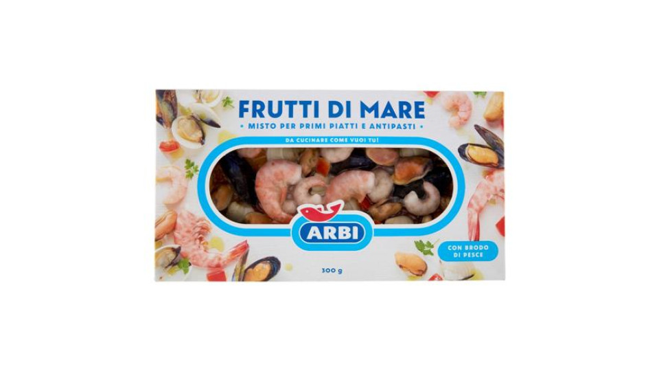 Arbi Frutti di Mare Misto per primi piatti e antipasti con brodo di pesce 300 g