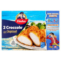 Capitan Findus 2 Croccole con 100% Filetti di Merluzzo - Le originali 216 g