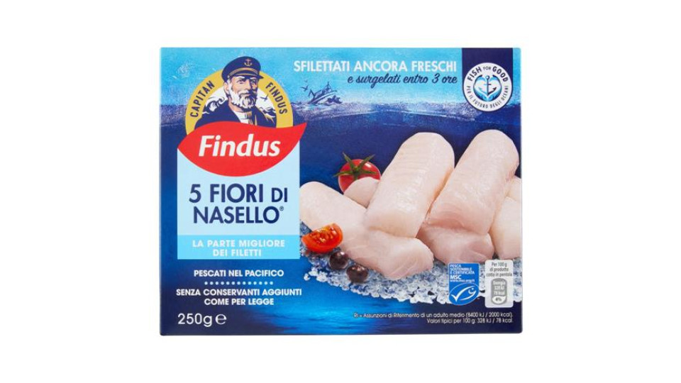 Capitan Findus 5 Fiori Di Nasello 250 g