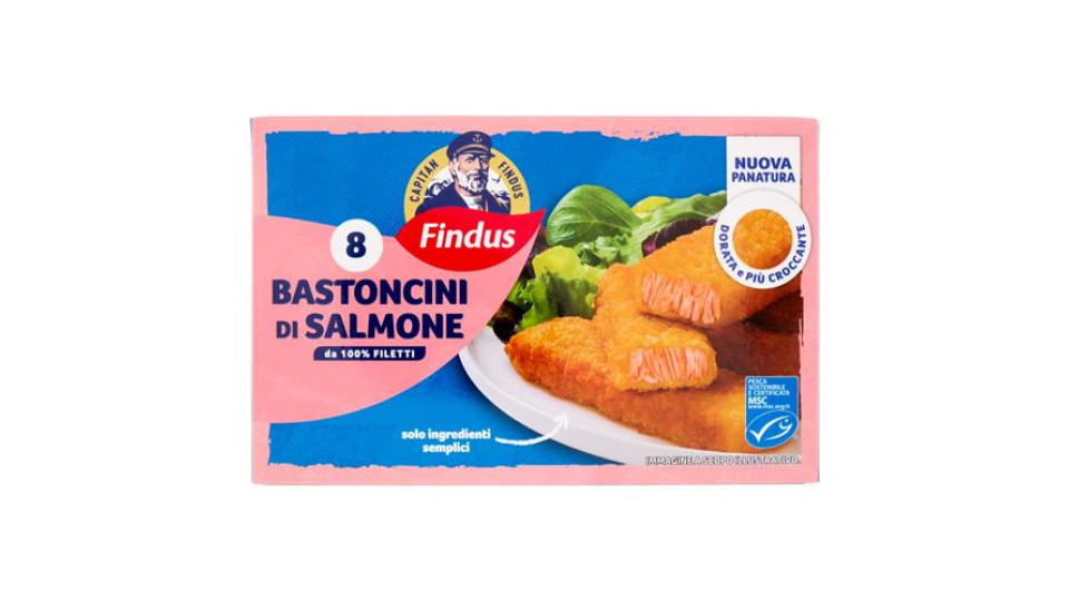 Capitan Findus 8 Bastoncini di Salmone 200 g
