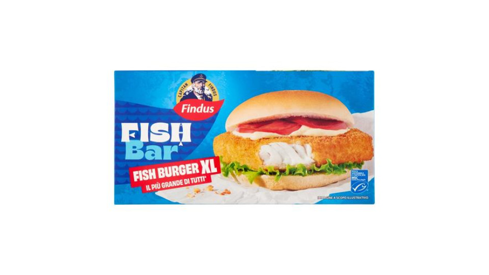Capitan Findus Fish Bar 2 Fish Burger XL 270 g