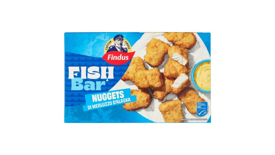 Capitan Findus Fish Bar Nuggets di Merluzzo D'Alaska 245 g