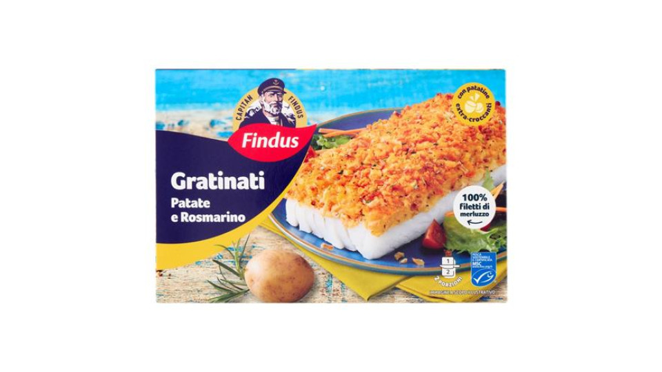 Capitan Findus I Gratinati Merluzzo con Patate e Rosmarino 380 g