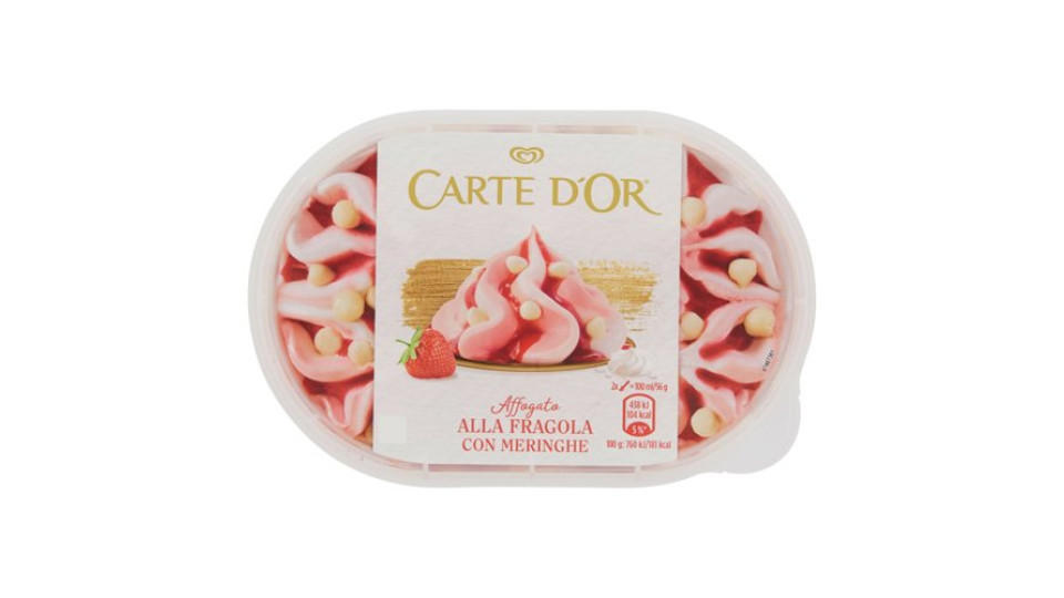 Carte d'Or Affogato alla Fragola con Meringhe 500 g