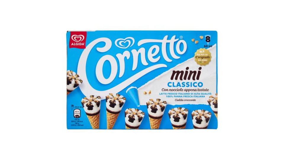 Cornetto Algida Mini Classico 8 x 36 g